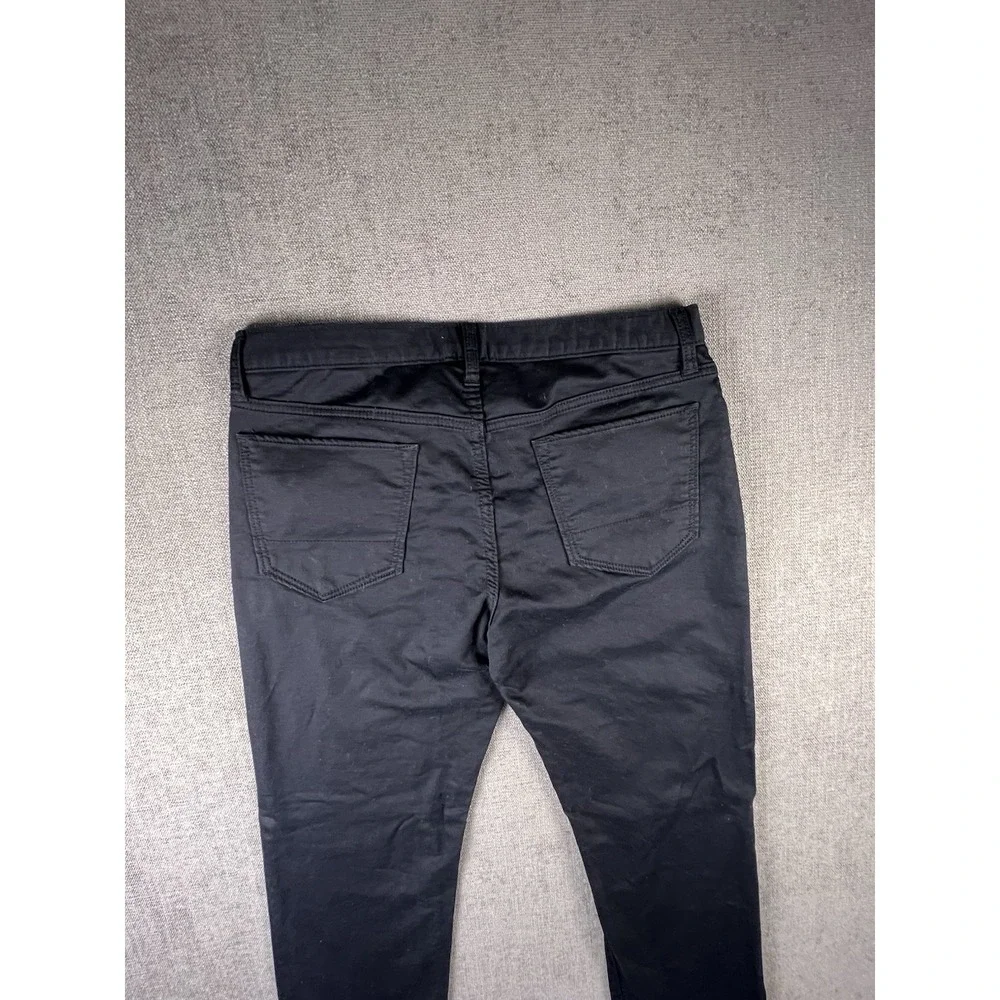 Banana Republic Travel Jeans Men's 33x30 Slim Fit Black Casual Straight Low Rise